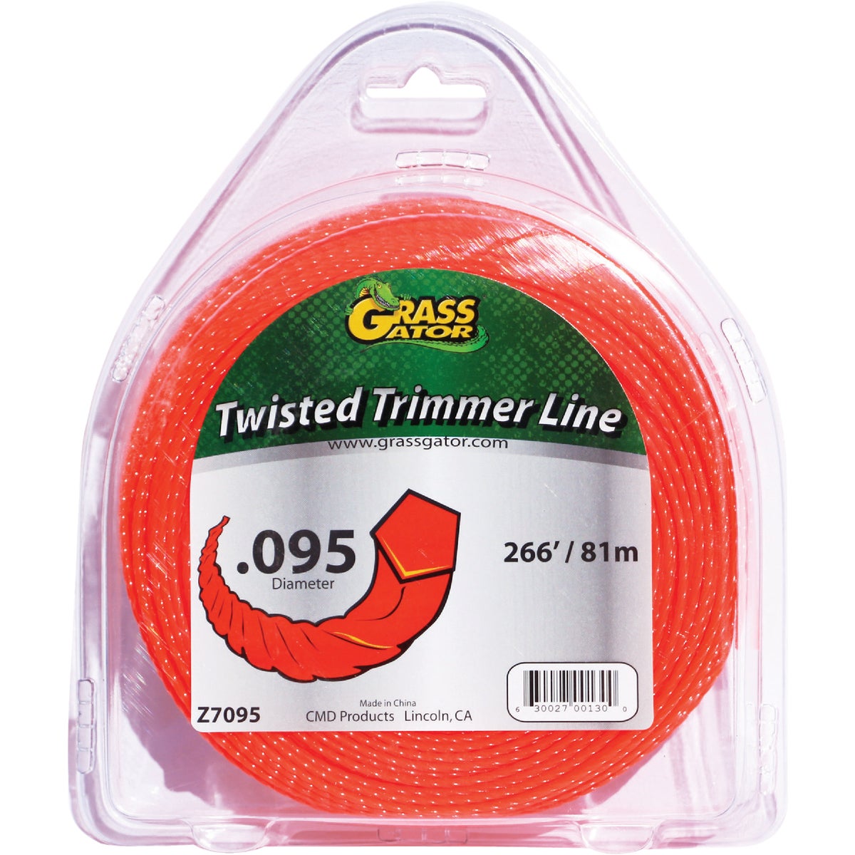 Grass Gator 0.095 In.x 266 Ft. Twisted Trimmer Line