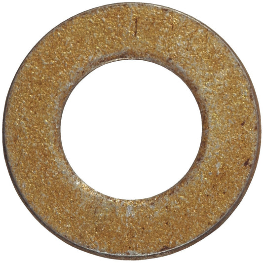 Hillman 1 In. SAE Hardened Steel Yellow Dichromate Flat Washer (10 Ct.)