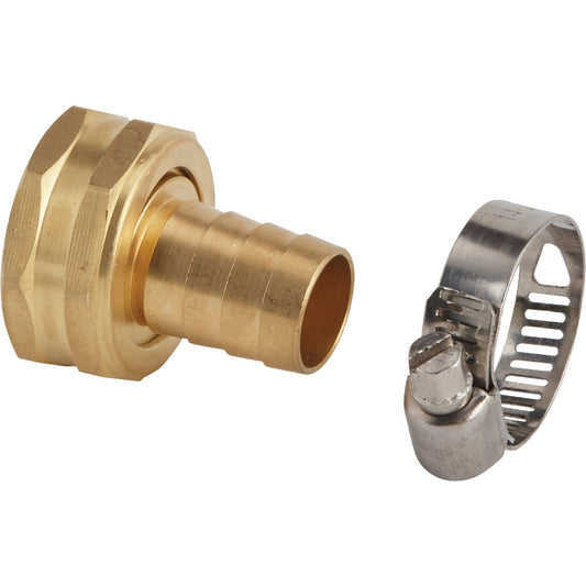 Best Garden 5/8 In. Female Brass Hose End Repair Hose Coupling