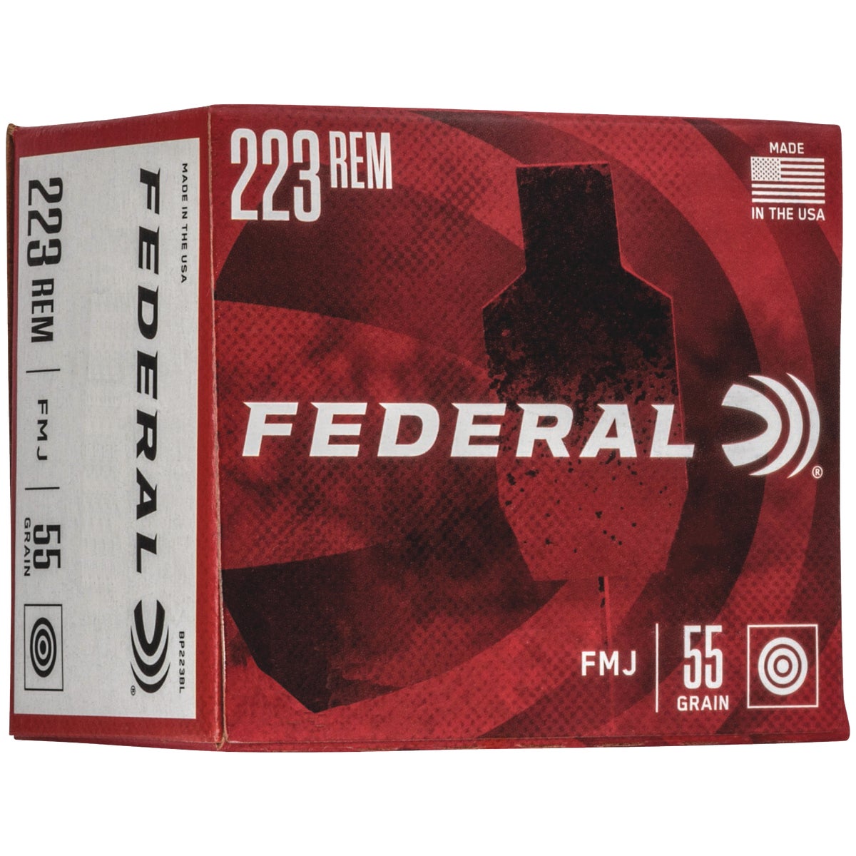 Federal American Eagle .223 Rem 55 Grain FMJ Centerfire Ammunition Cartridges