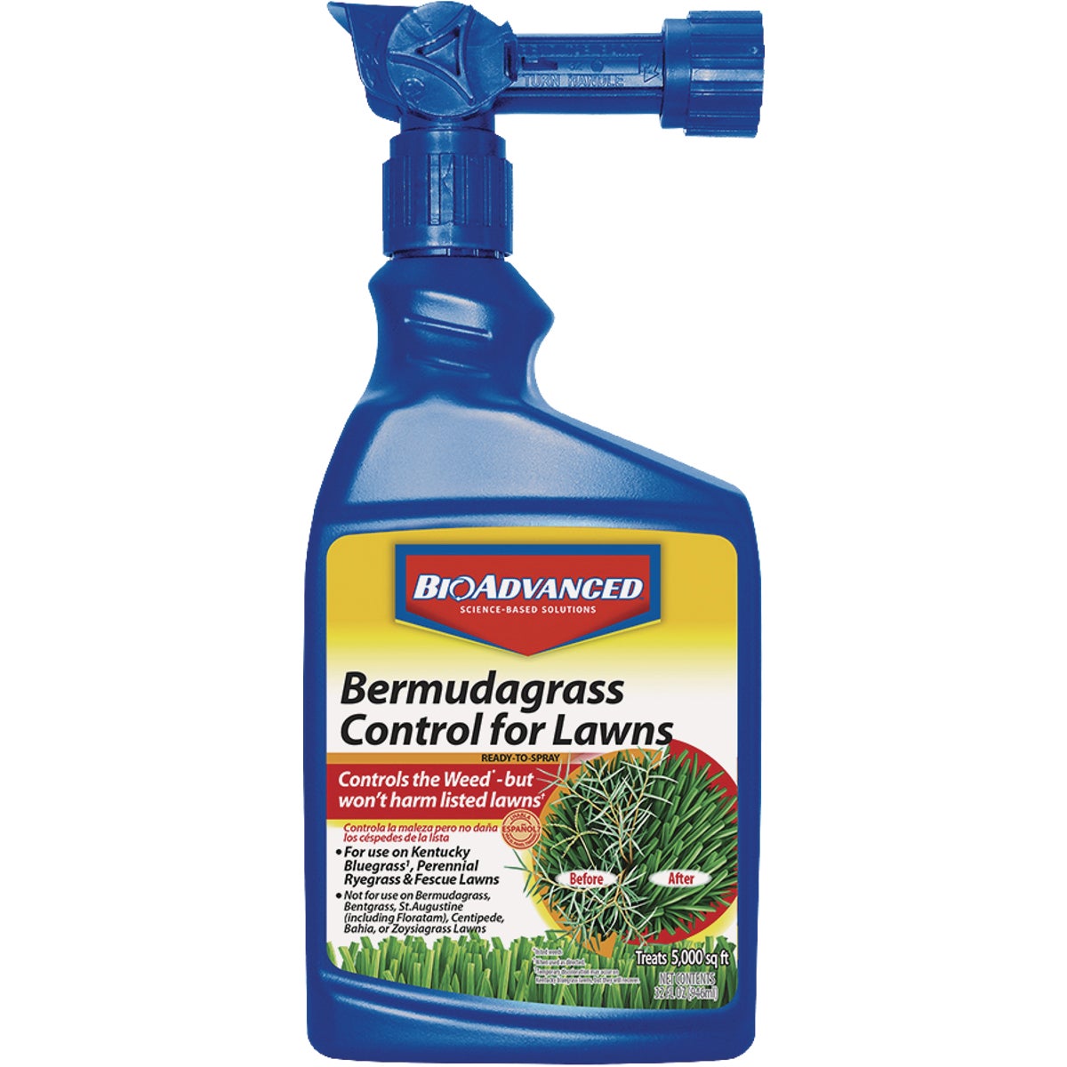 BioAdvanced 32 Oz. Ready To Spray Bermudagrass Control for Lawns Weed Killer