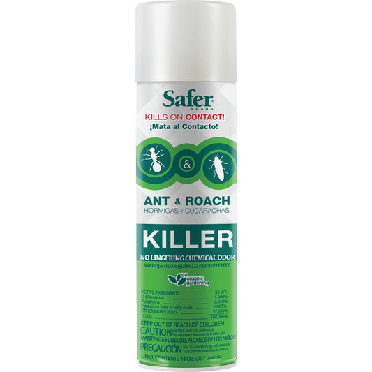 Safer 14 Oz. Aerosol Spray Ant & Roach Killer