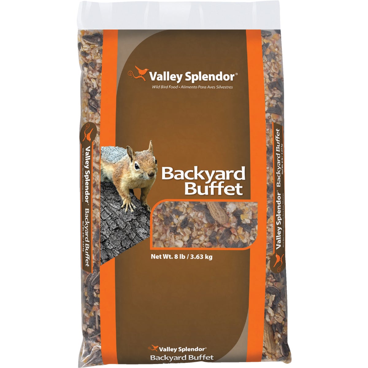 Valley Splendor Backyard Buffet 8 Lb. Chipmunk & Squirrel Wildlife Feed