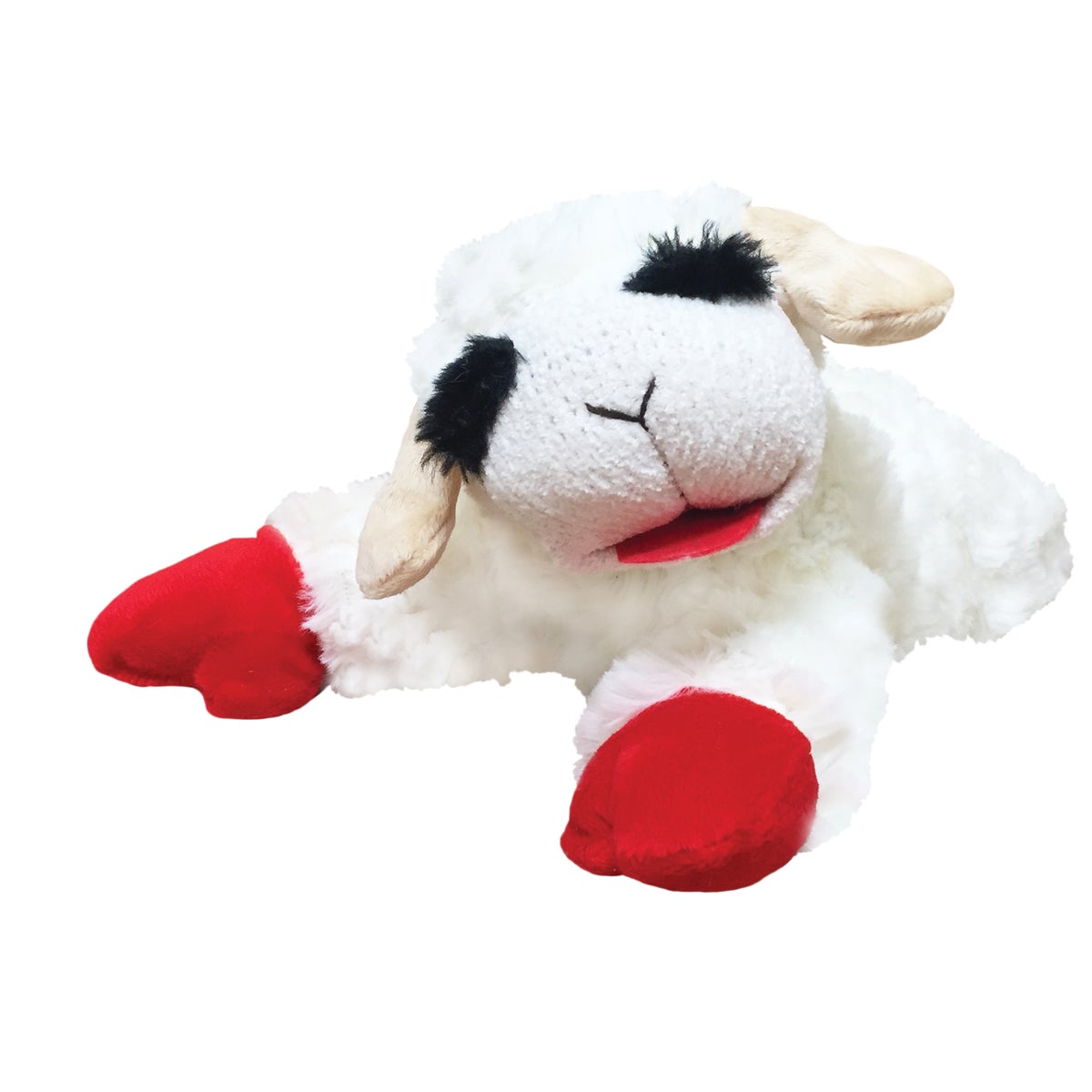 Multipet 10.5 In. Plush Lamb Chop Dog Toy