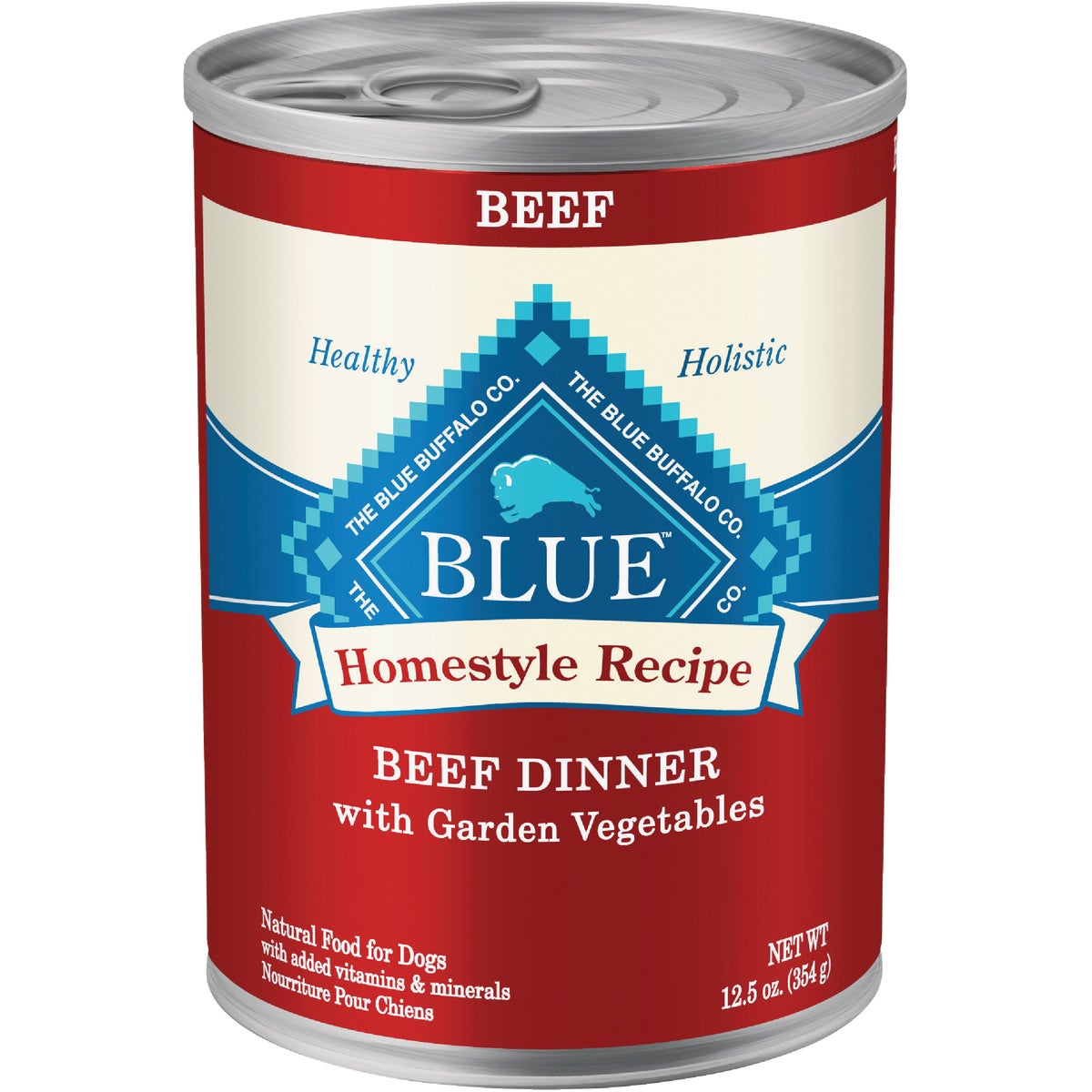 Blue Buffalo Homestyle Recipe Beef & Garden Vegetables Adult Wet Dog Food, 12.5 Oz.