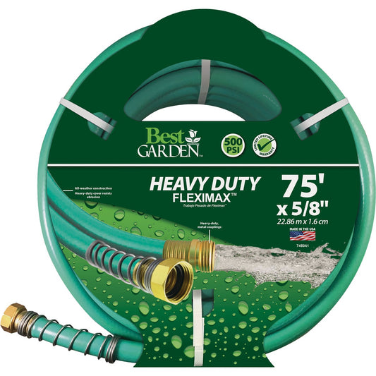 Best Garden 5/8 In. x 75 Ft. FlexiMAX Heavy Duty Hose