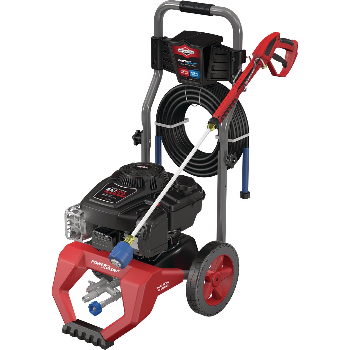 Briggs & Stratton PowerFlow+ 3100 psi 4.5 GPM Auto Idle Gas Pressure Washer