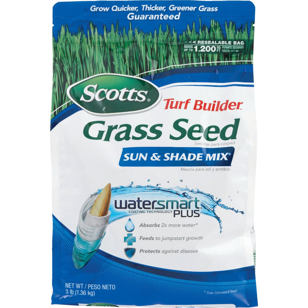 Scotts Turf Builder 3 Lb. Up To 1200 Sq. Ft. Coverage Sun & Shade Grass Seed