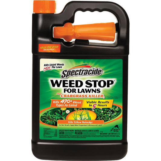 Spectracide Weed Stop For Lawns 1 Gal. Ready To Use Trigger Spray Crabgrass Killer