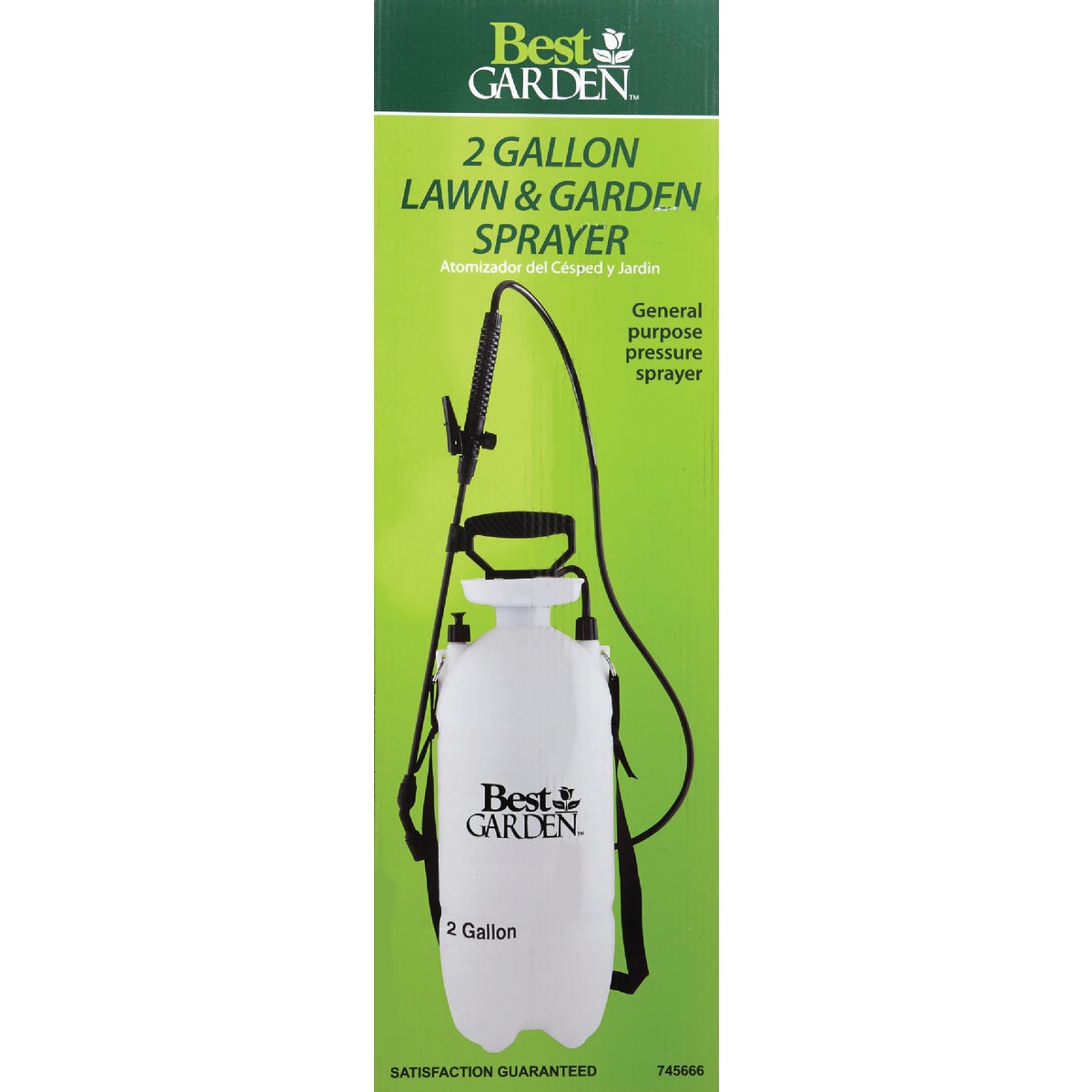 Best Garden 2 Gal. Tank Sprayer with Fiberglass Wand