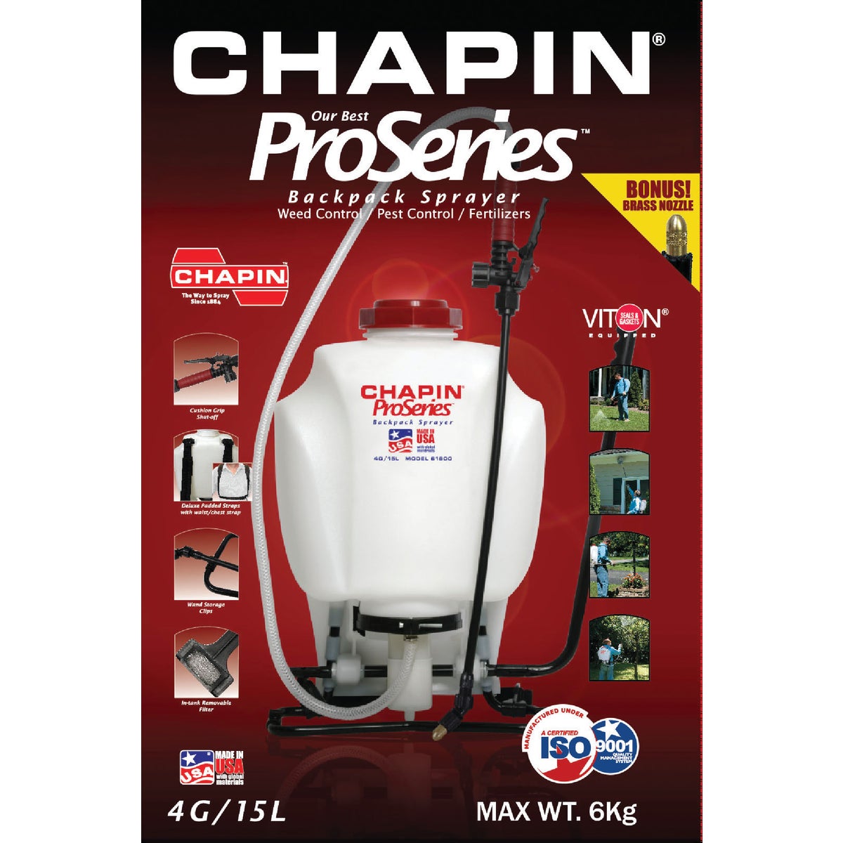 Chapin ProSeries 4 Gal. Backpack Sprayer