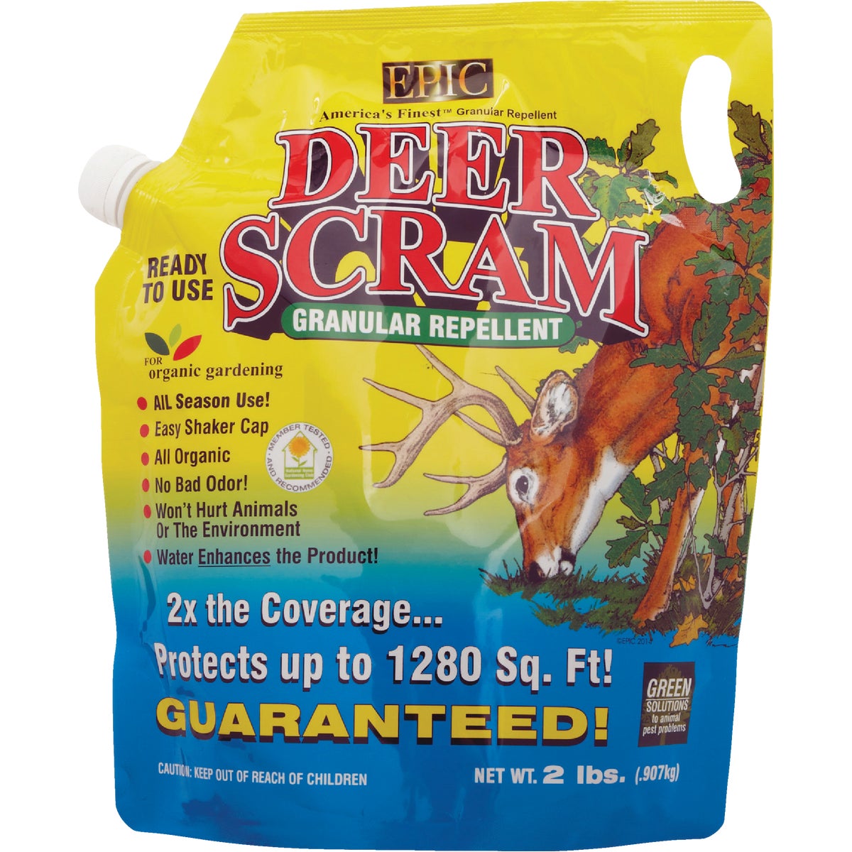 Deer Scram 2 Lb. Granular Organic Deer & Rabbit Repellent