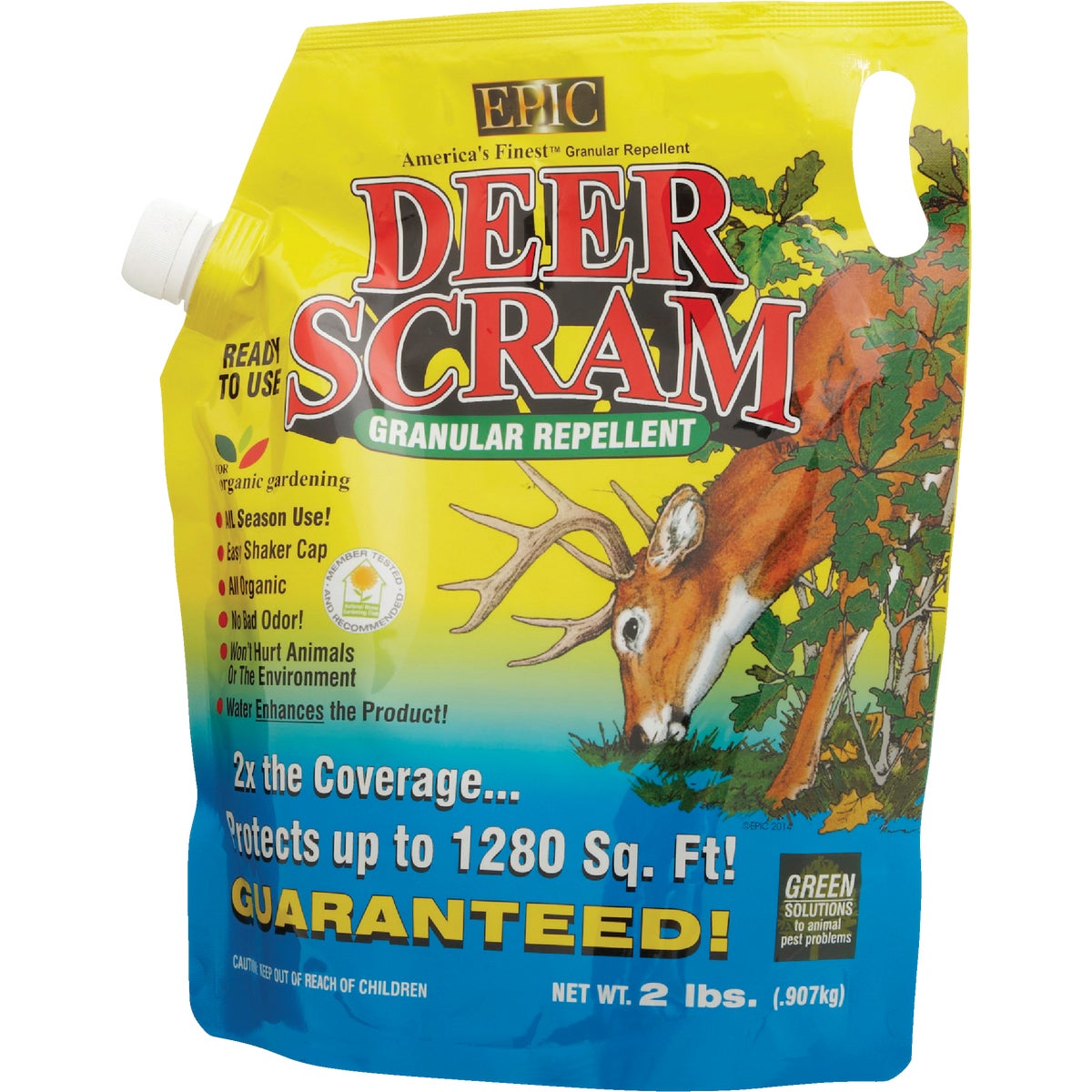 Deer Scram 2 Lb. Granular Organic Deer & Rabbit Repellent