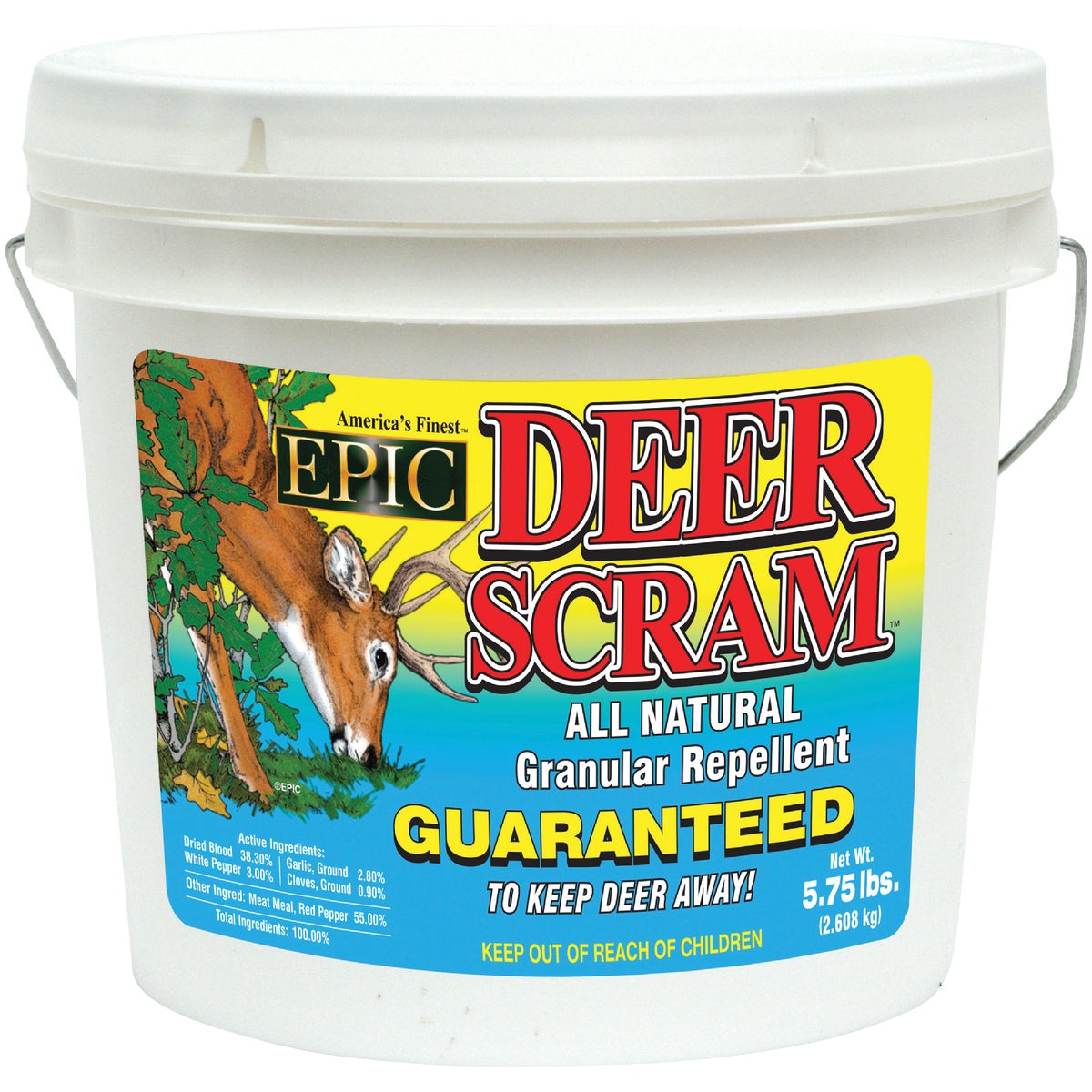 Deer Scram 6 Lb. Granular Organic Deer & Rabbit Repellent