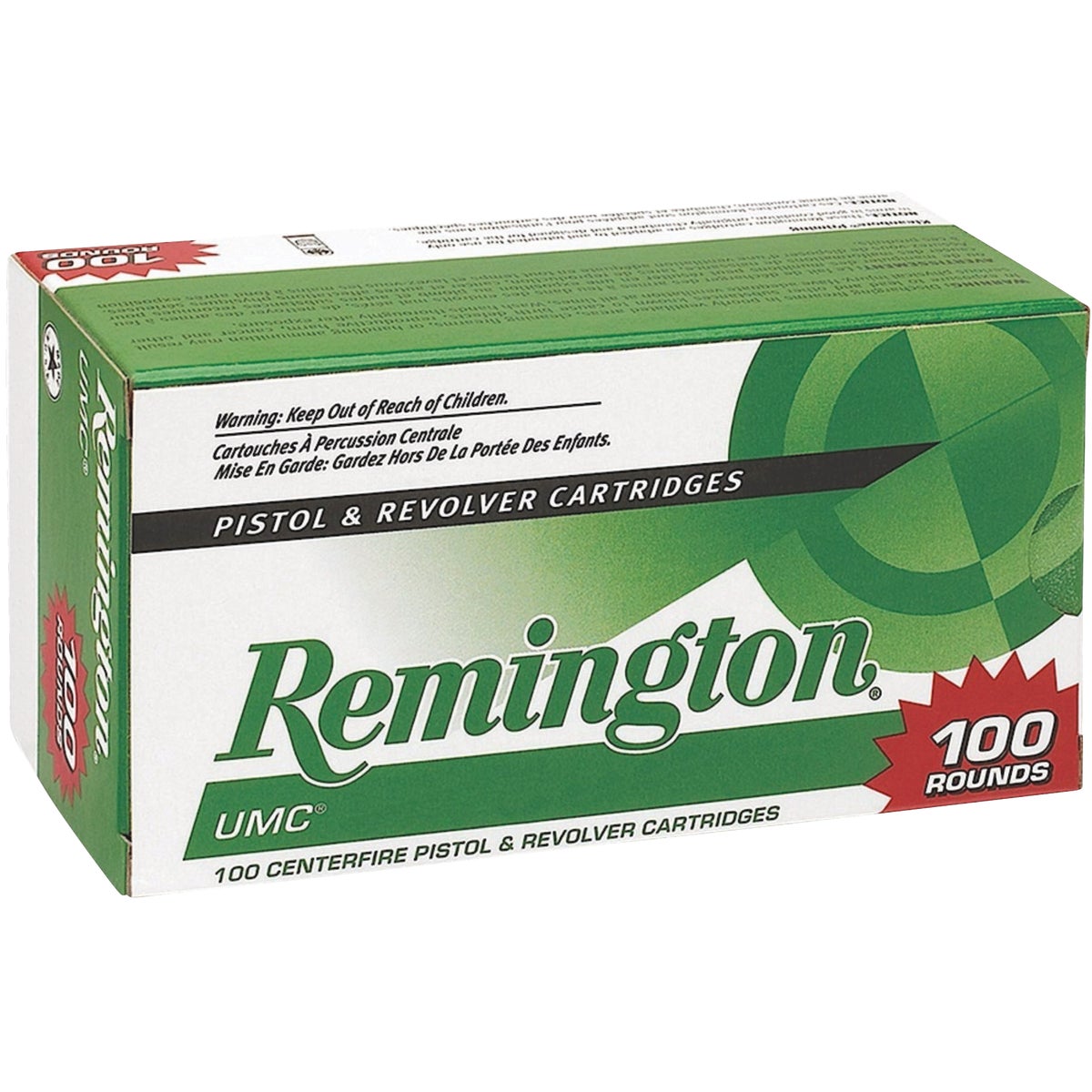 Remington UMC 9mm 115 Grain JHP Centerfire Ammunition Cartridges, Value Pack