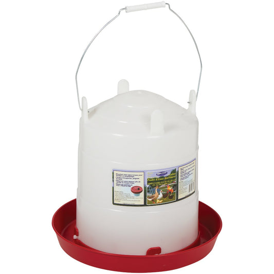 Farm-Tuff 3 Gal. Poly Bottom Fill Poultry Fountain