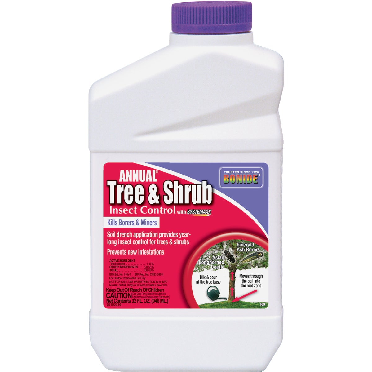 Bonide 32 Oz. Concentrate Tree & Shrub Insect Killer