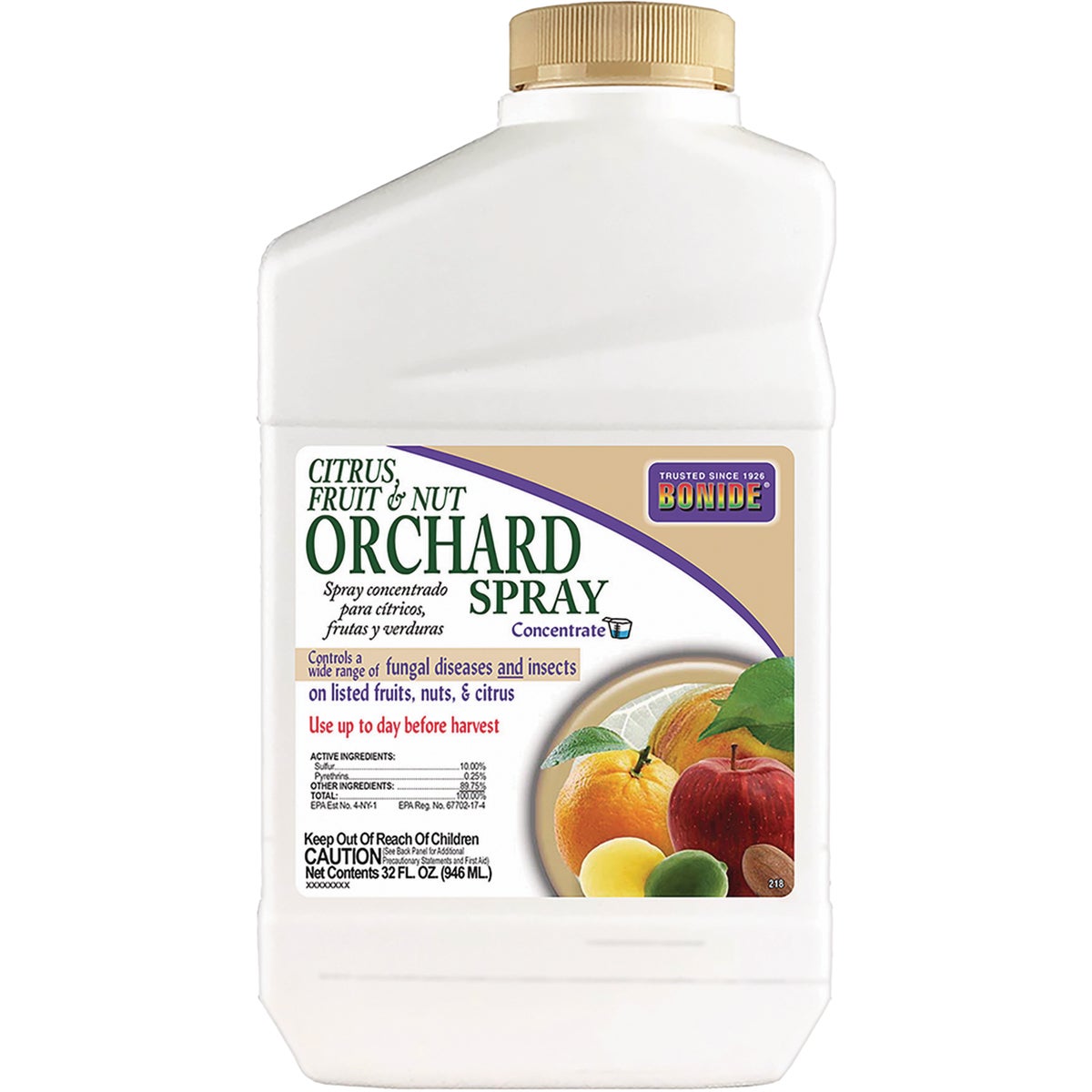 Bonide 32 Oz. Concentrate Orchard Spray Fruit Tree Insect & Disease Killer