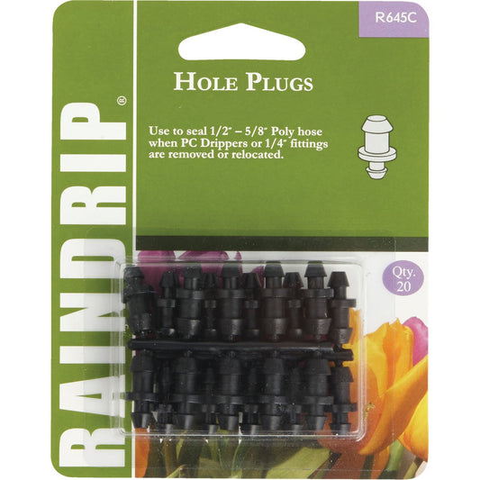 Raindrip 1/2, 0.710 In. Tube Barbed Hose Plug (20-Pack)