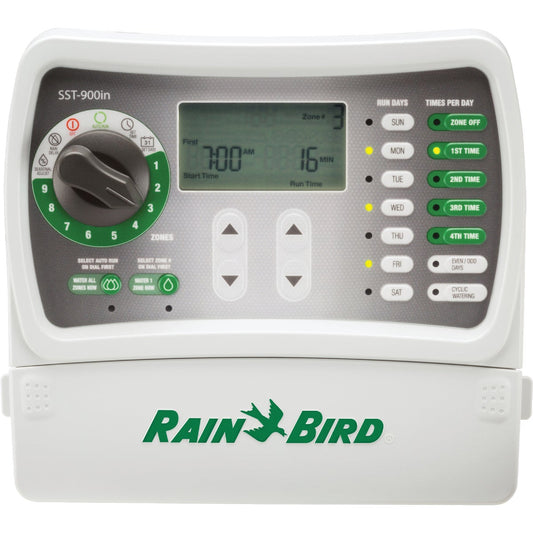 Rain Bird Simple Set 9-Station Indoor Plug-In Irrigation Sprinkler Timer