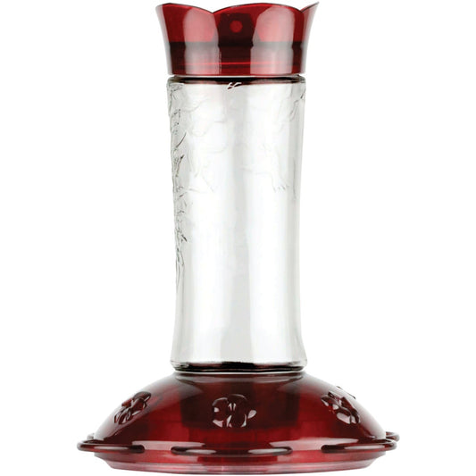 Nature's Way 15.6 Oz. Glass & Plastic Hummingbird Feeder