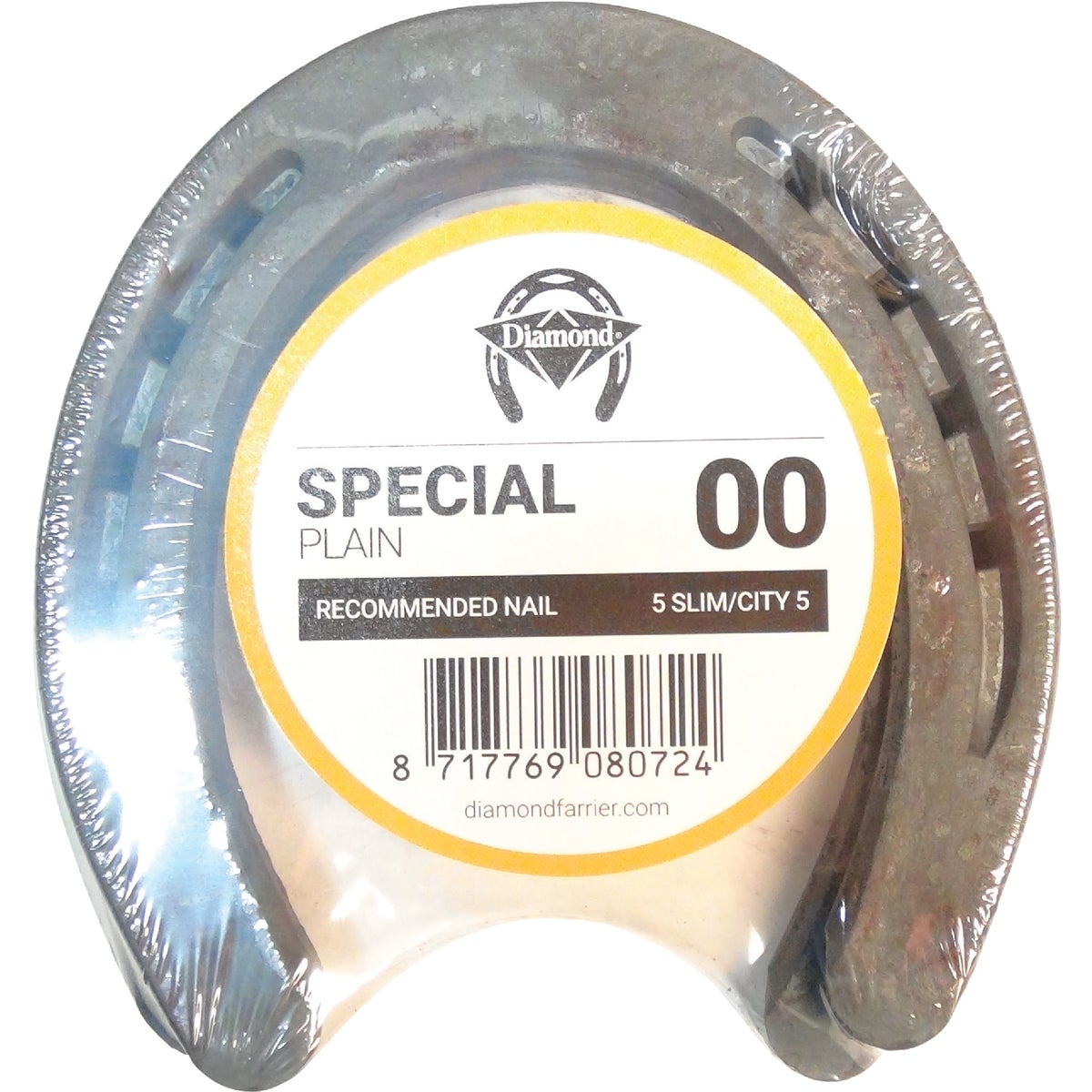 Diamond Special Plain Front & Hind 4-3/4 In. Horseshoe (1-Pair)