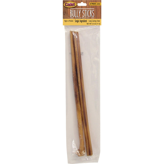 Cadet Large Beef Bully Sticks Dog Treat (2-Pack)