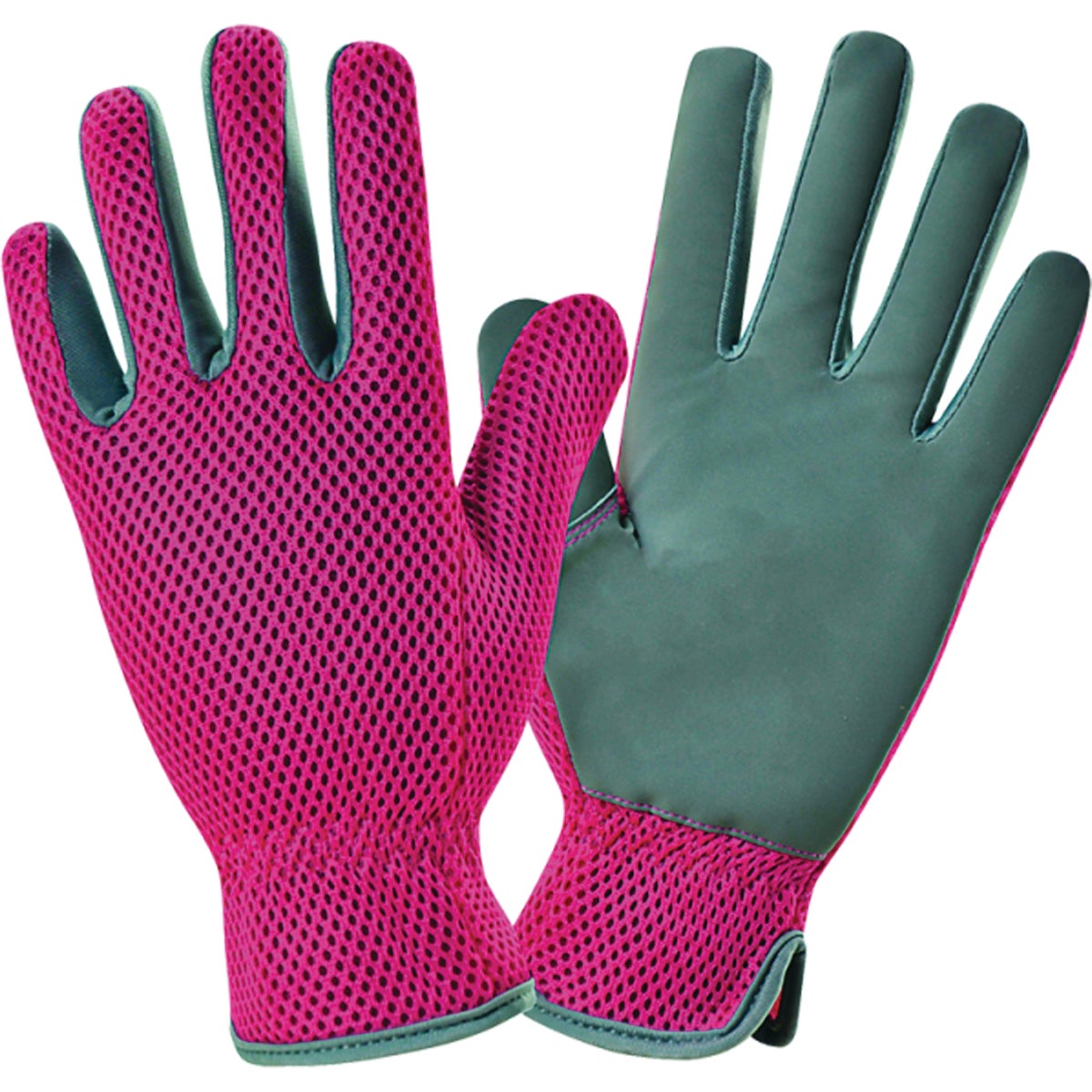 Miracle-Gro Garden Care Women's Small/Medium Polyester Mesh Pink Garden Gloves