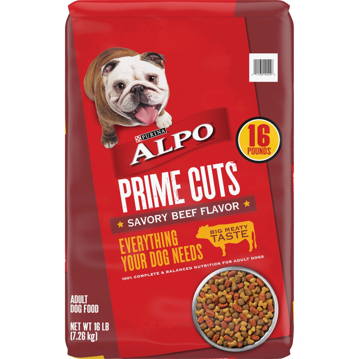 Purina Alpo Prime Cuts 16 Lb. Savory Beef Flavor Adult Dry Dog Food