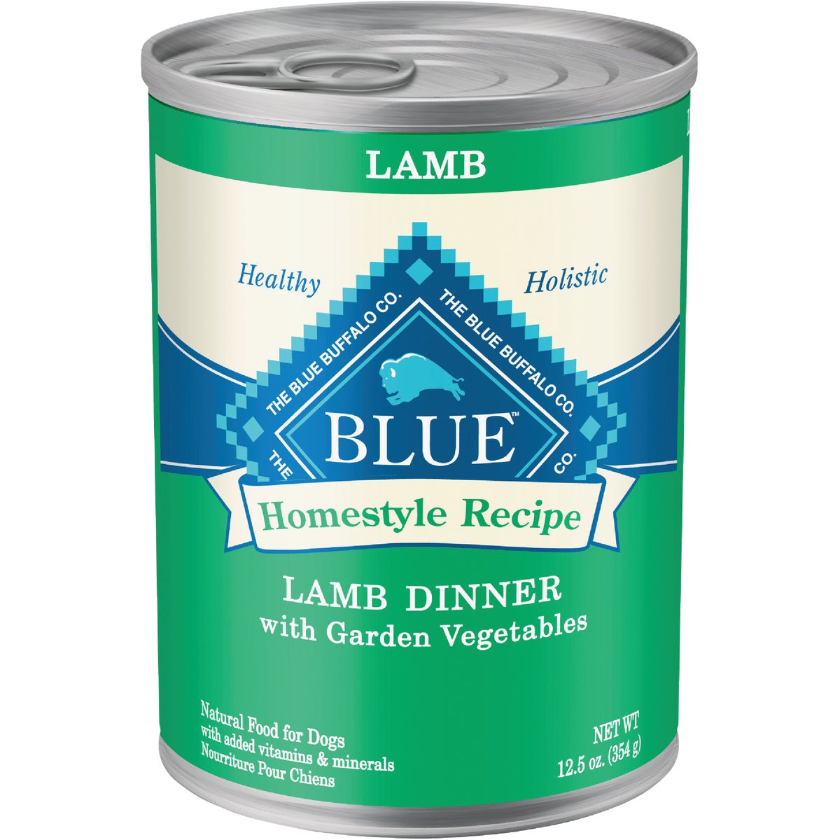 Blue Buffalo Homestyle Recipe Lamb & Garden Vegetables Adult Wet Dog Food, 12.5 Oz.