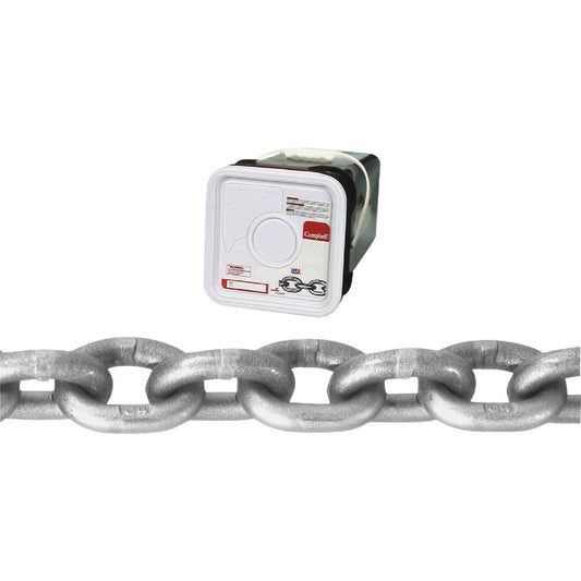 Campbell 1/4 In. 100 Ft. Bright Carbon Steel Coil Chain