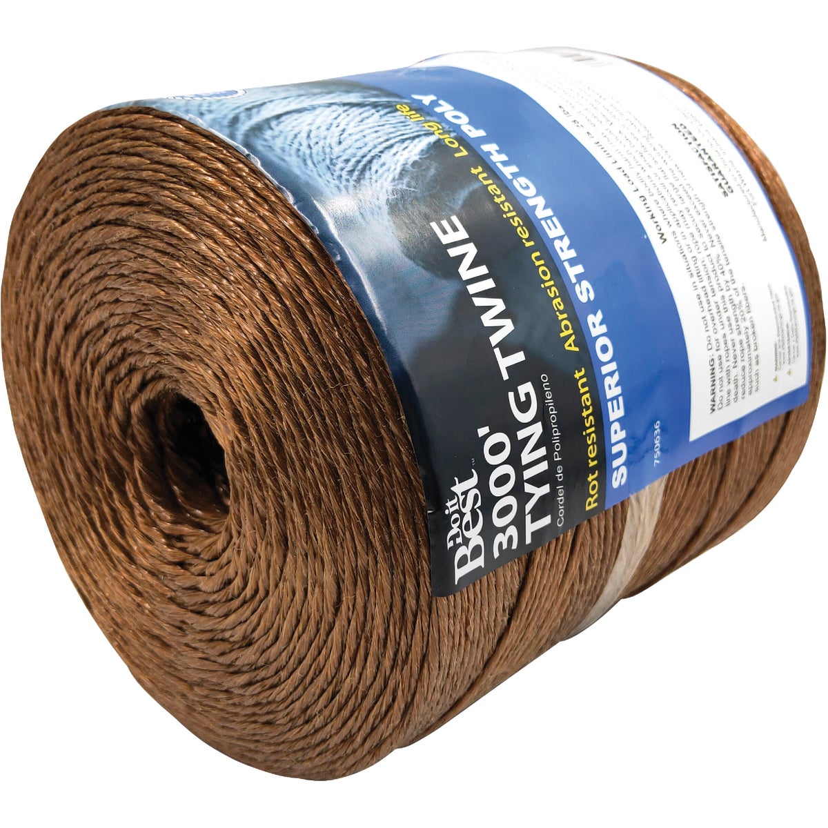 Do it Best 5/64 In. x 3000 Ft. Brown Polypropylene Tying Twine