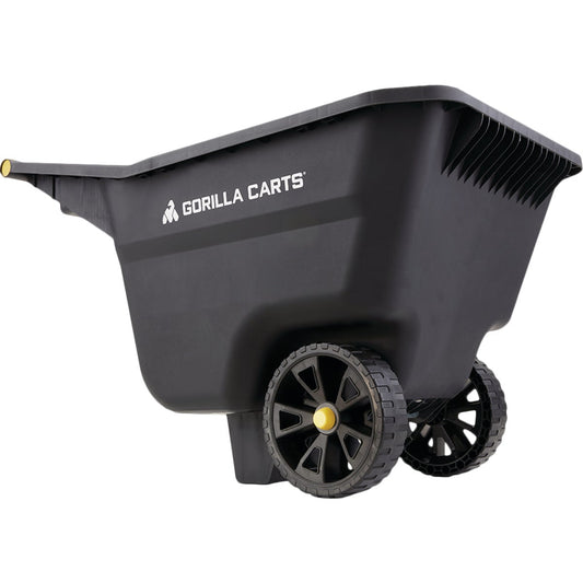 Gorilla Carts 5 Cu. Ft. Poly Yard Cart