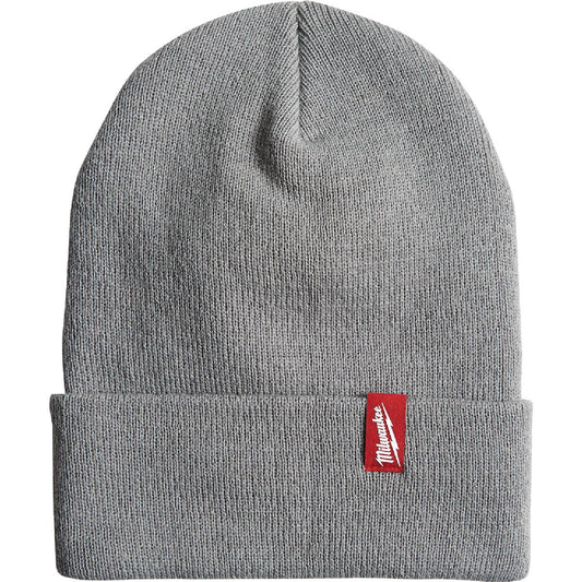 Milwaukee Gray Cuffed Beanie Acrylic Sock Cap