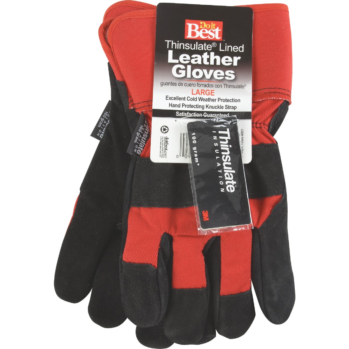 Do it Best Men's XL Leather Winter Work Glove