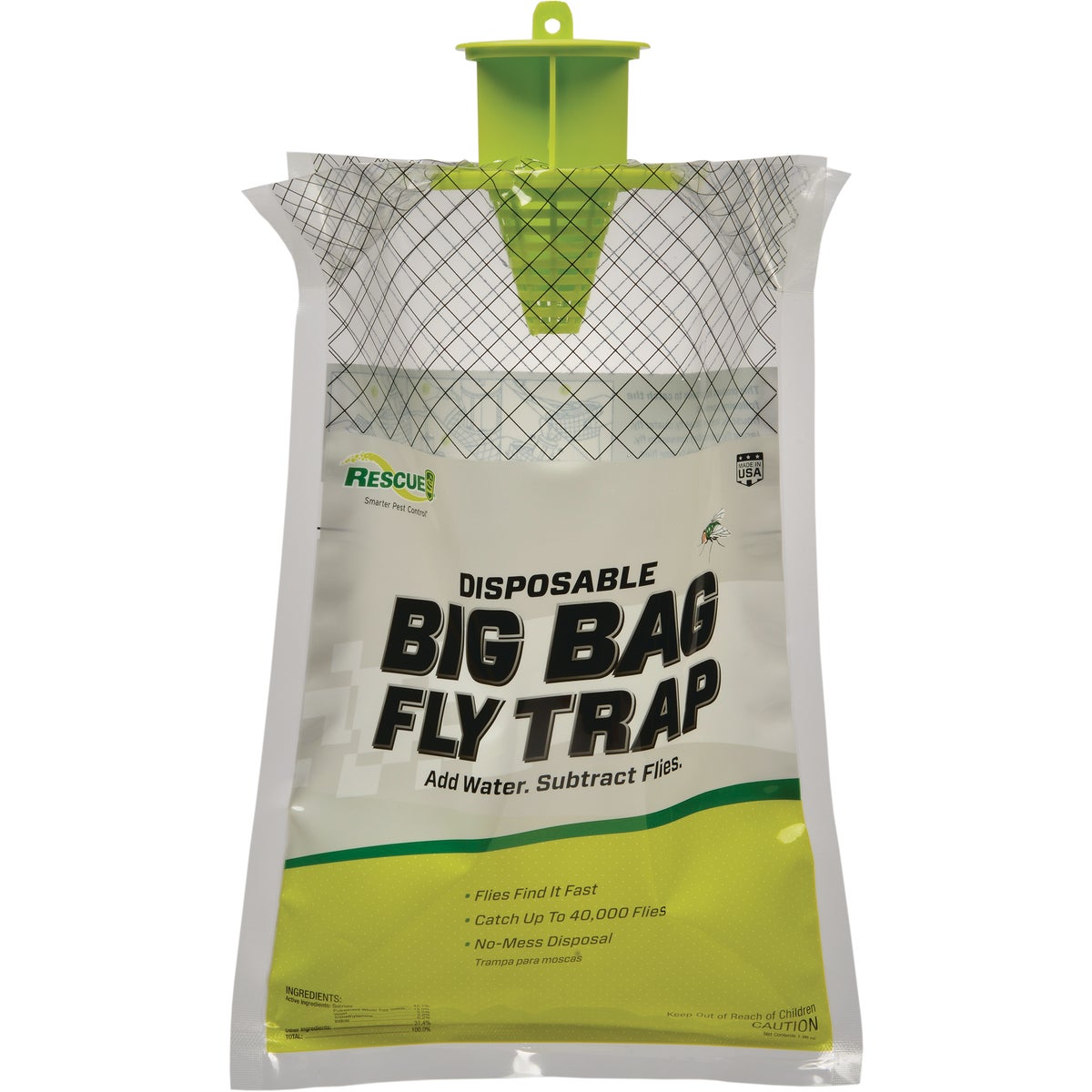 Rescue Big Bag Disposable Outdoor Fly Trap