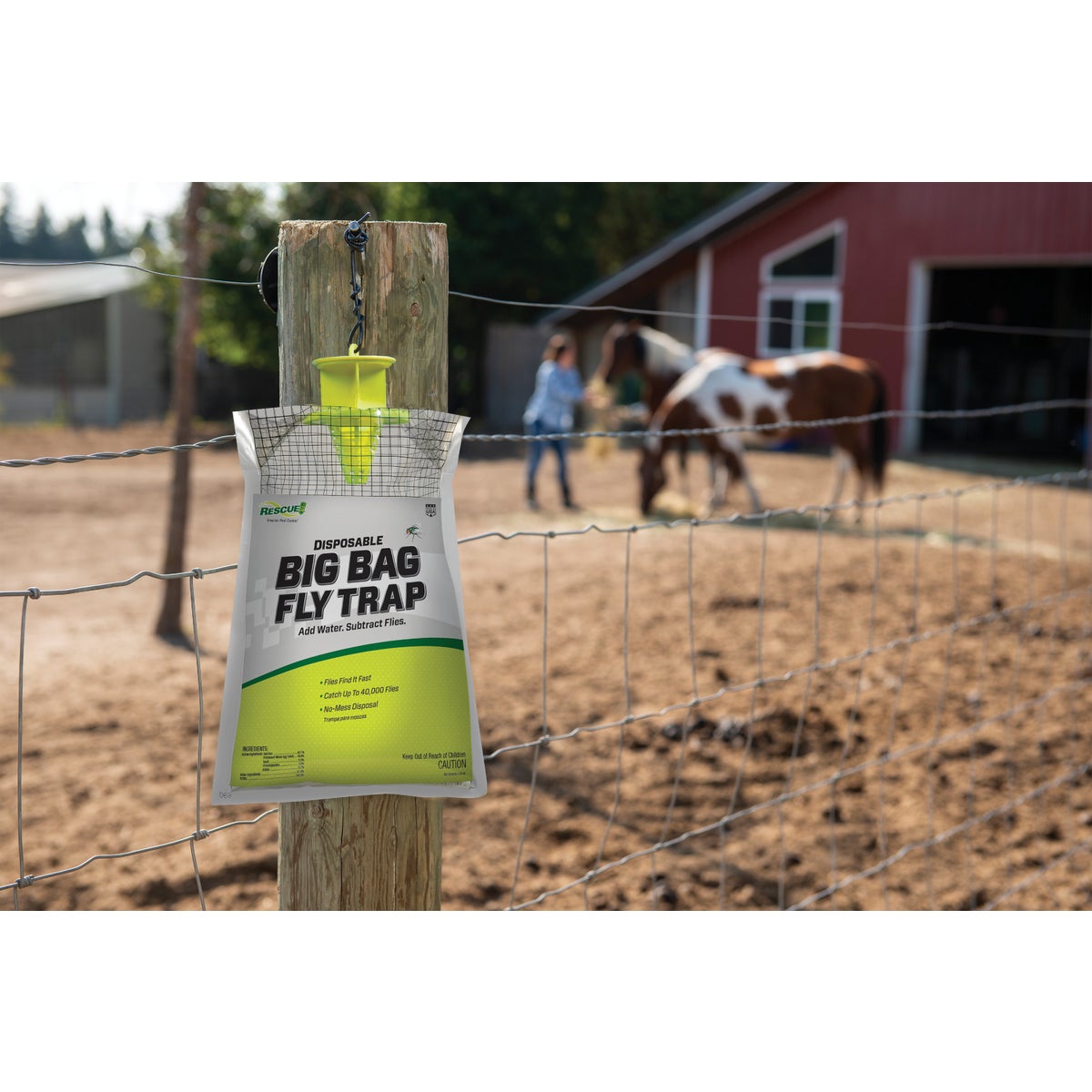 Rescue Big Bag Disposable Outdoor Fly Trap