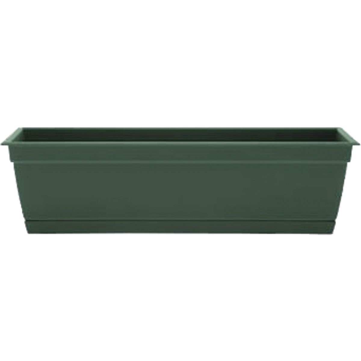 Bloem Ocean Series Dayton 24 In. W. x 6.69 In. H. x 7.75 In. D. Recycled Ocean Plastic Turtle Green Window Box