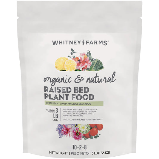 Whitney Farms 3 Lb. 10-2-8 Organic Raised Bed Dry Plant Food