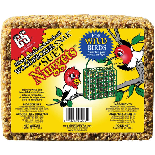 C&S Nuggets 2.4 Lb. Woodpecker Suet