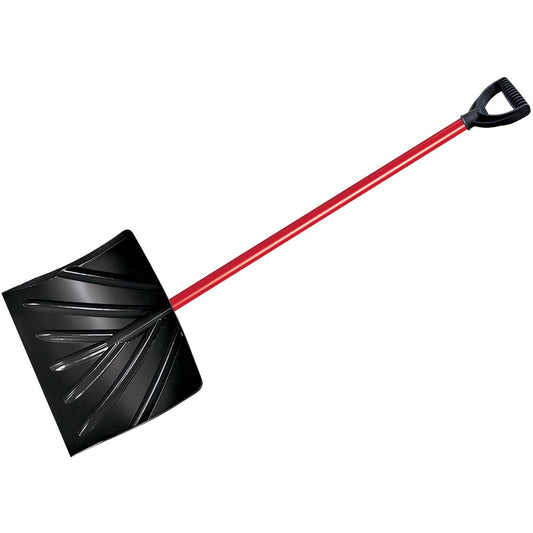 True Temper 18 In. Poly Snow Shovel with 37 In. Steel Handle