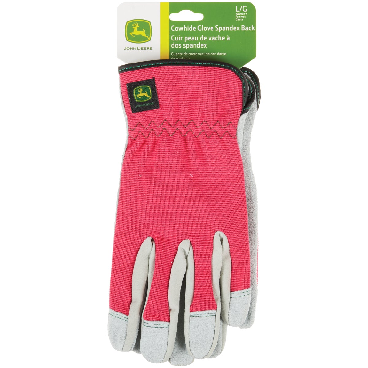 John Deere Women's Medium/Large Split Cowhide Leather Work Glove