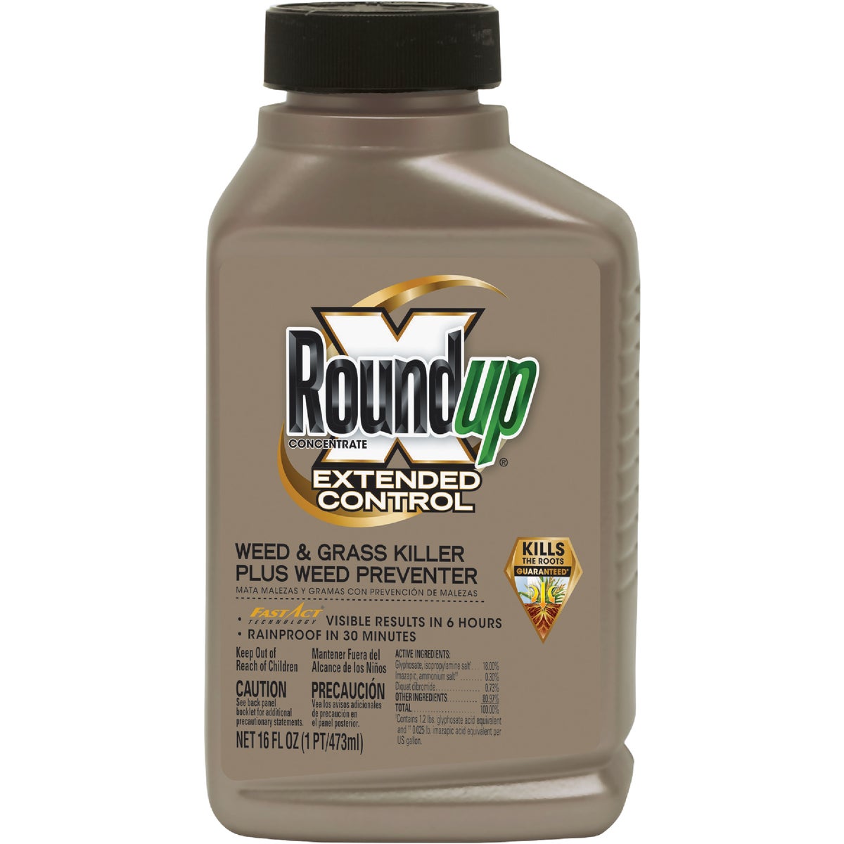 Roundup Extended Control 16 Oz. Concentrate Weed & Grass Killer Plus Weed Preventer