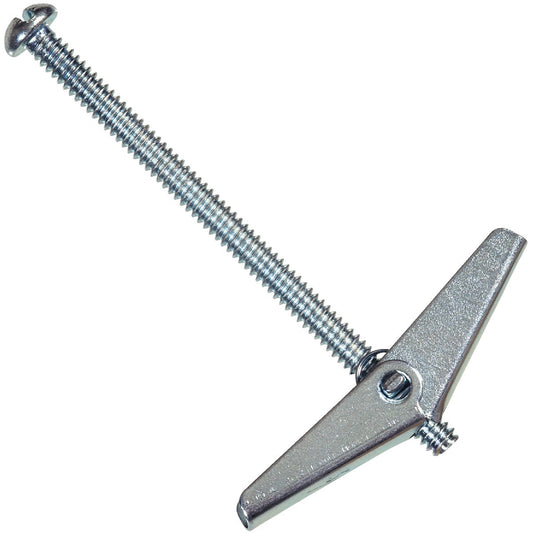 Hillman 3/8 In. Round Head Medium Duty 6 In. L Toggle Bolt Hollow Wall Anchor (10 Ct.)