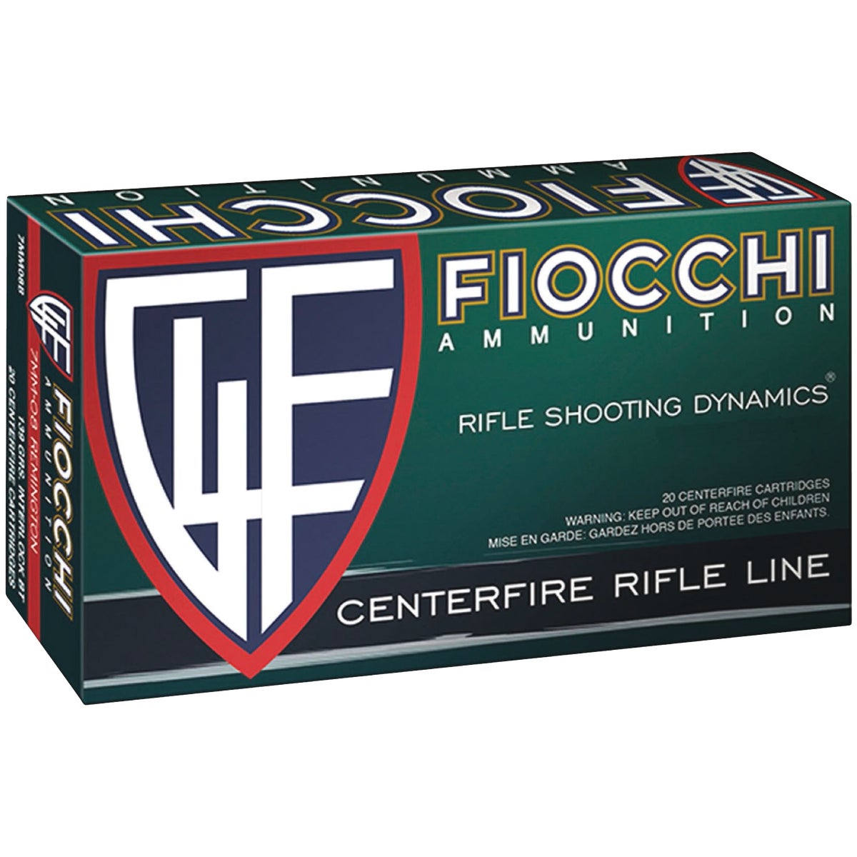 Fiocchi Training Dynamics .223 Rem 55 Grain FMJ-BT Centerfire Ammunition Cartridges