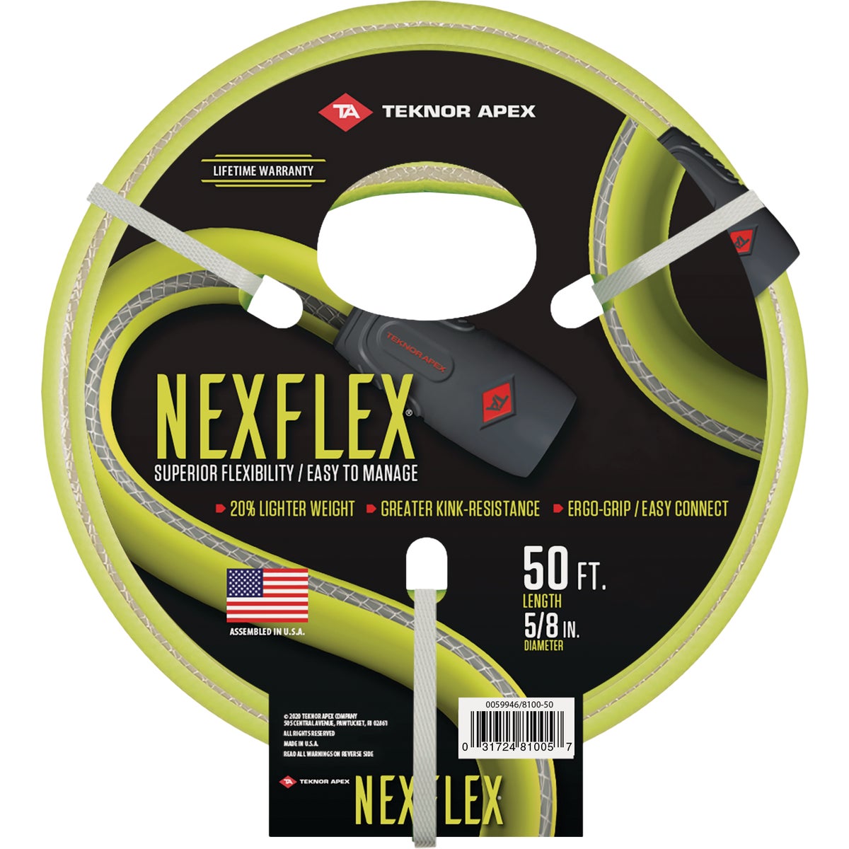 NexFlex 5/8 In. Dia. x 50 Ft. L. Garden Hose