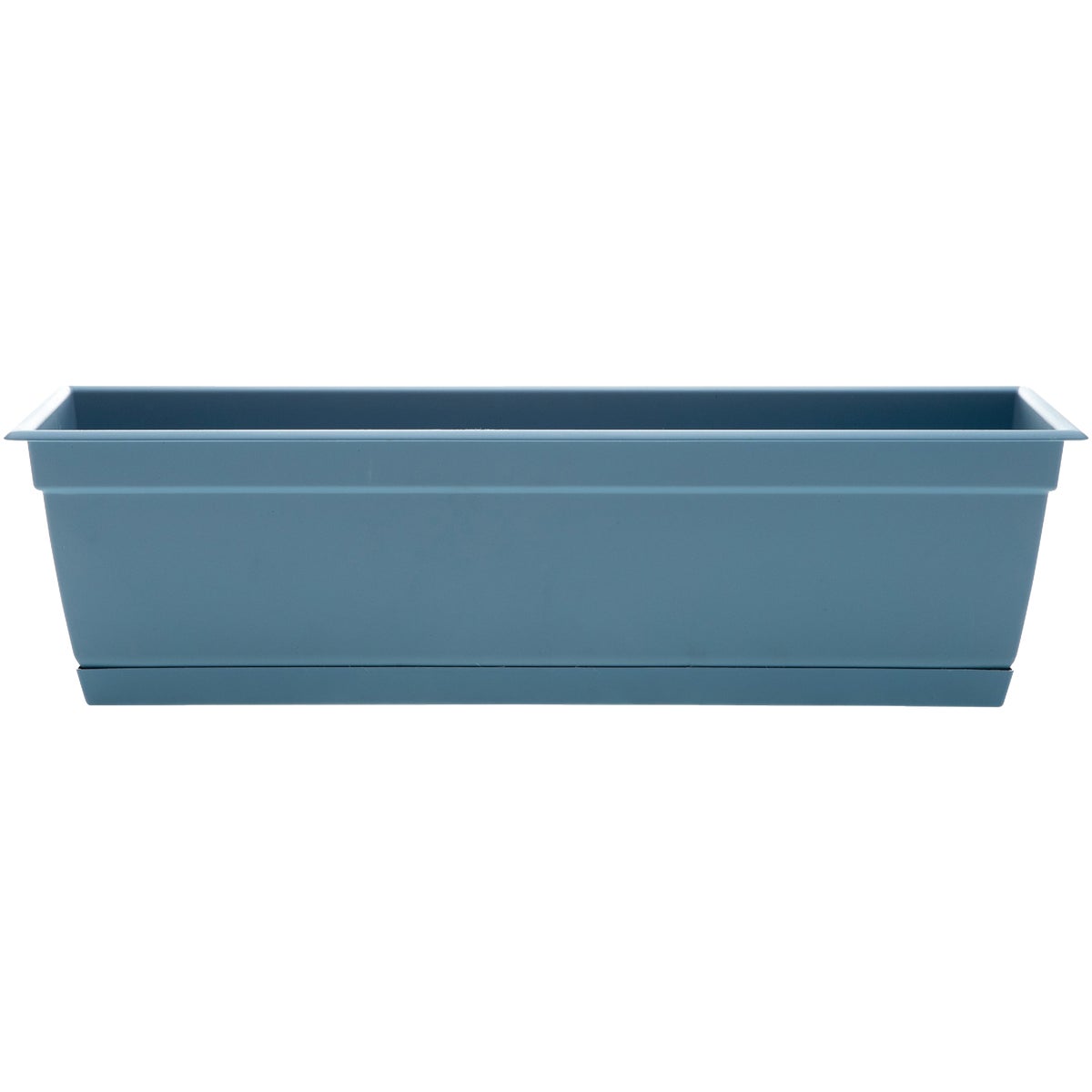 Bloem Ocean Series Dayton 24 In. W. x 6.69 In. H. x 7.75 In. D. Recycled Ocean Plastic Ocean Blue Window Box