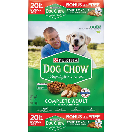 Purina Dog Chow 20 Lb. Chicken Flavor Dry Dog Food