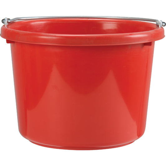 Fortex Fortiflex 8 Qt. Red Poly Handy Bucket