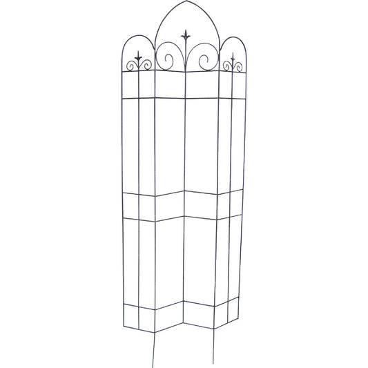 Panacea Metal Offset Cathedral Black Trellis